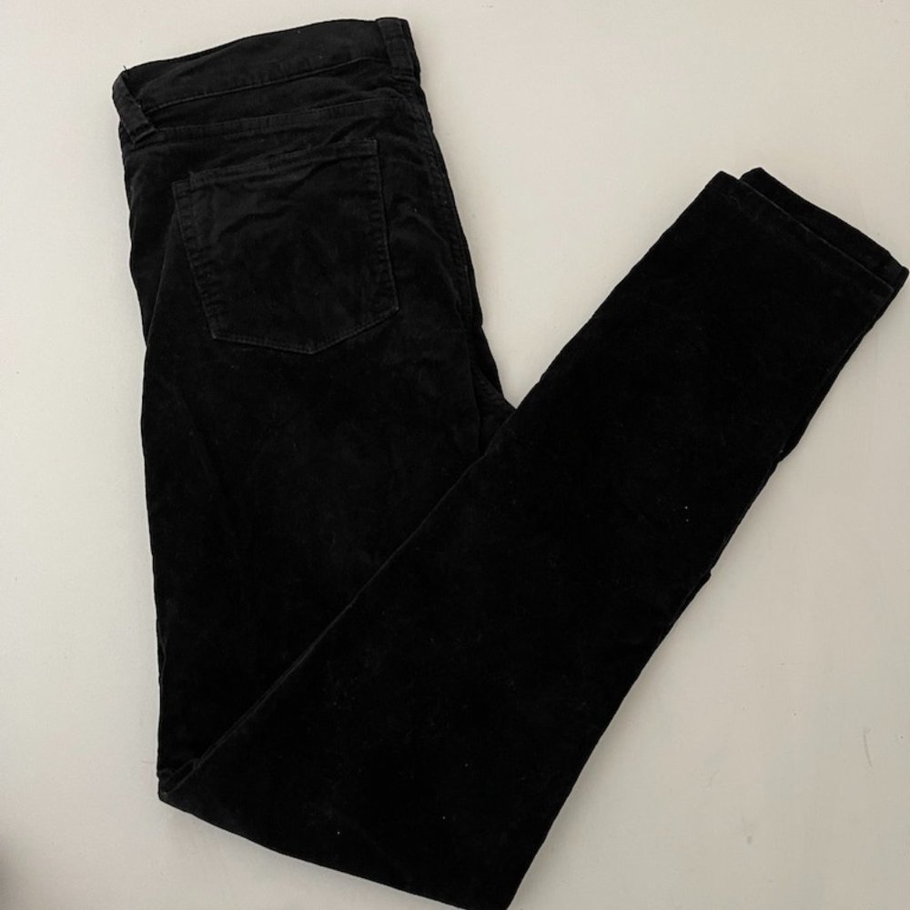 J Crew Skinny Velvet Pants